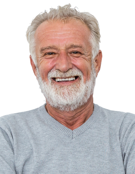 Photo of a smiling older man